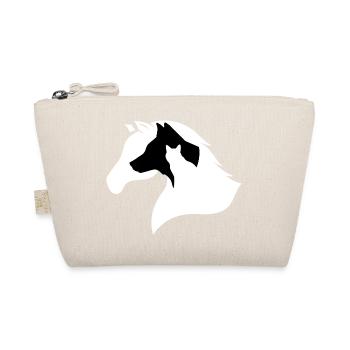 Pferd, Hund, Katze-Silhouette - Bio-Täschchen - Natur - Vorne