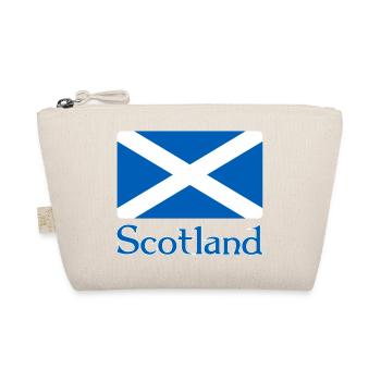 Schottland Flagge mit Text - Bio-Täschchen - Natur - Vorne