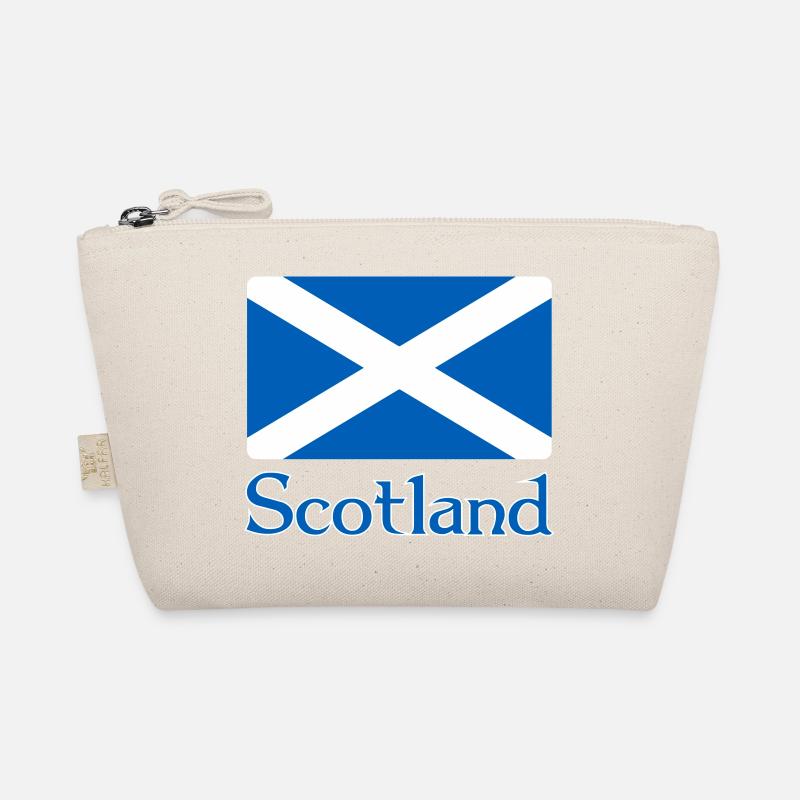 Schottland Flagge mit Text Bio-Täschchen