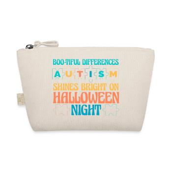 Différences boo-tiful Autisme Halloween - Trousse biologique - nature - Devant