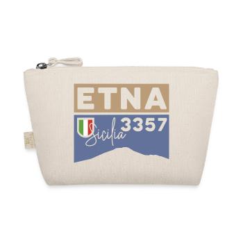 Etna Etna Mongibello volcan montagne Sicile souvenir - Trousse biologique - nature - Devant