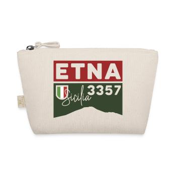 Etna Etna Mongibello volcan montagne Sicile souvenir - Trousse biologique - nature - Devant