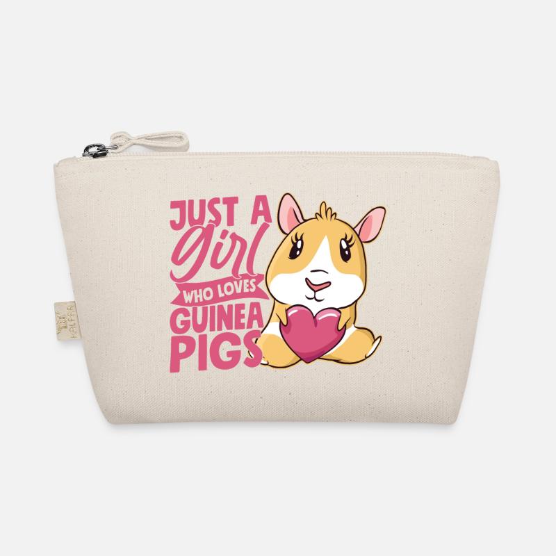 Juste une fille qui aime les cochons d’Inde rongeurs Cavy Love Trousse biologique