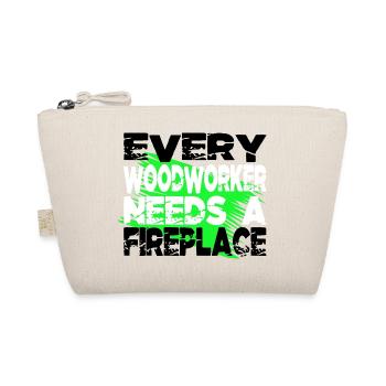 carpenter hoodies and sweatshirts hearbeat sayings - Organic Pouch - nature - Front