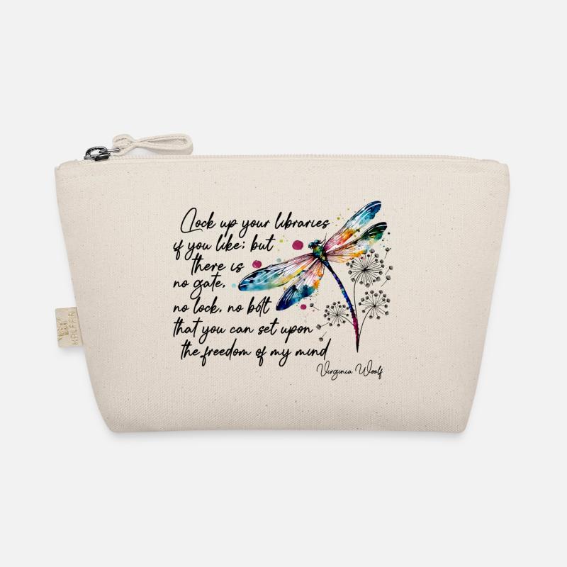 Conception de la citation de la liberté de Virginia Woolf Trousse biologique