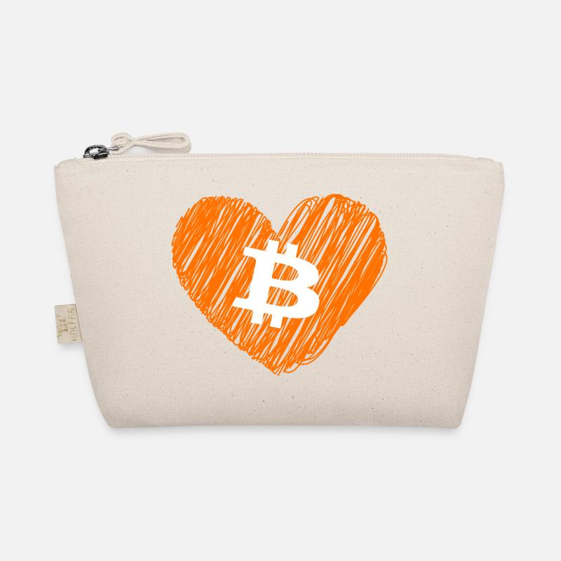 Bitcoin Crypto Cryptocurrency Splash Organic Pouch