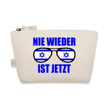 Nie wieder ist jetzt - Bio-Täschchen - Natur - Vorne