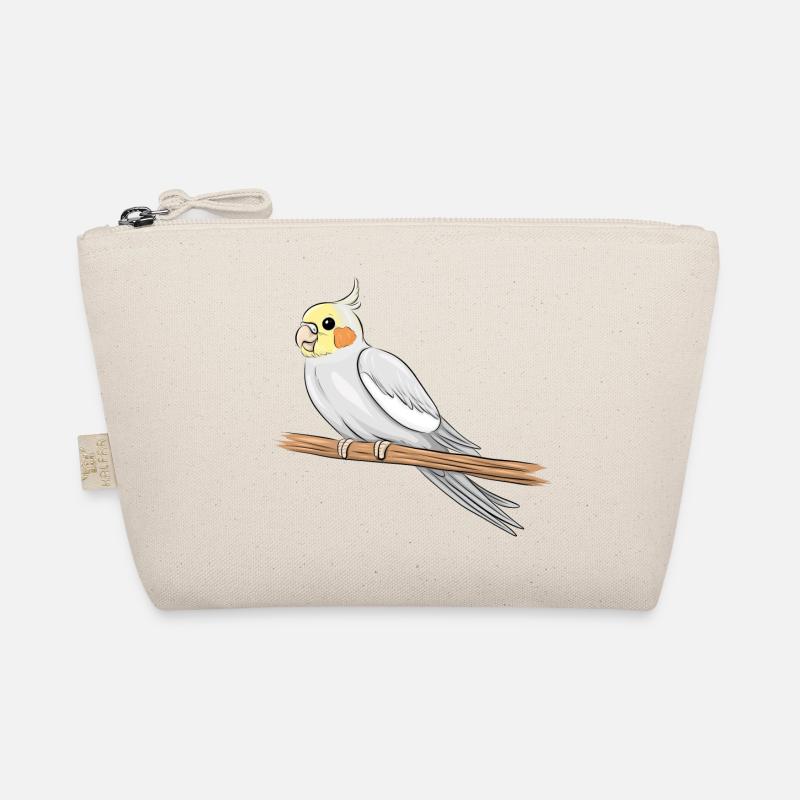 Nymphensittich - Bio-Täschchen - Natur