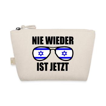 Nie wieder ist jetzt - Bio-Täschchen - Natur - Vorne
