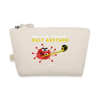 Halt Abstand - Bio-Täschchen - Natur - Vorne