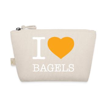 I LOVE BAGELS - Organic Pouch - nature - Front