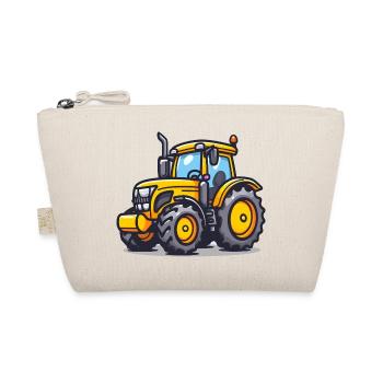 Niedlicher Traktor - Bio-Täschchen - Natur - Vorne