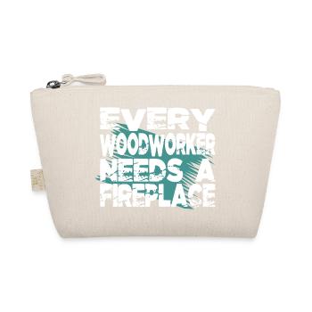safety helmet tools tree jokes - Organic Pouch - nature - Front
