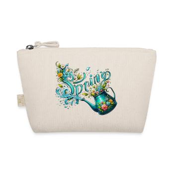 Spring Watering Can Let It Grow Spring Flowers - Organic Pouch - nature - Front