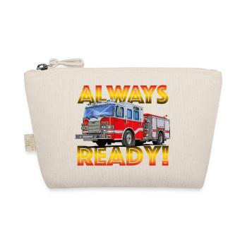Always ready, the fire brigade helps everywhere - Organic Pouch - nature - Front