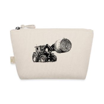 Tractor MFF 4700 M with straw bales - Organic Pouch - nature - Front