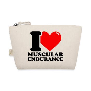 J’aime l’endurance musculaire – Fitness Haltérophilie lu - Trousse biologique - nature - Devant