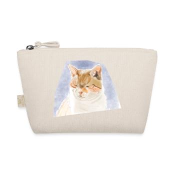 Illustration Katze Hintergrund Aquarell - Bio-Täschchen - Natur - Vorne