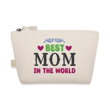 Meilleure maman du monde - Trousse biologique - nature - Devant