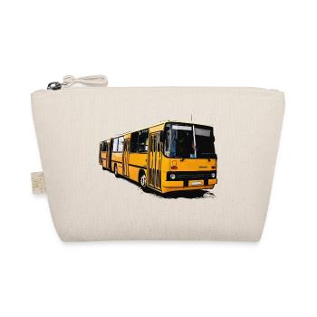 Yellow Ikarus Bus Z80 - Organic Pouch - nature - Front