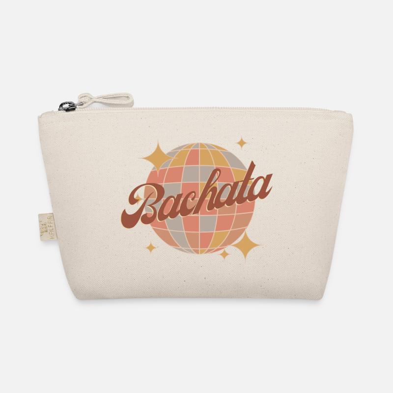 Bachata dance Retro vintage Design mit Diskokugel Bio-Täschchen
