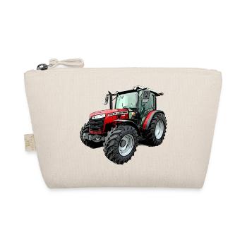 M F 4708 M Traktor - Bio-Täschchen - Natur - Vorne