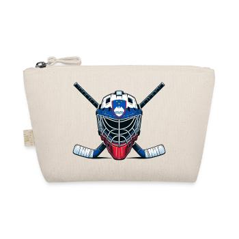 Ice Hockey Slovenia Flags Helmet Sports - Organic Pouch - nature - Front