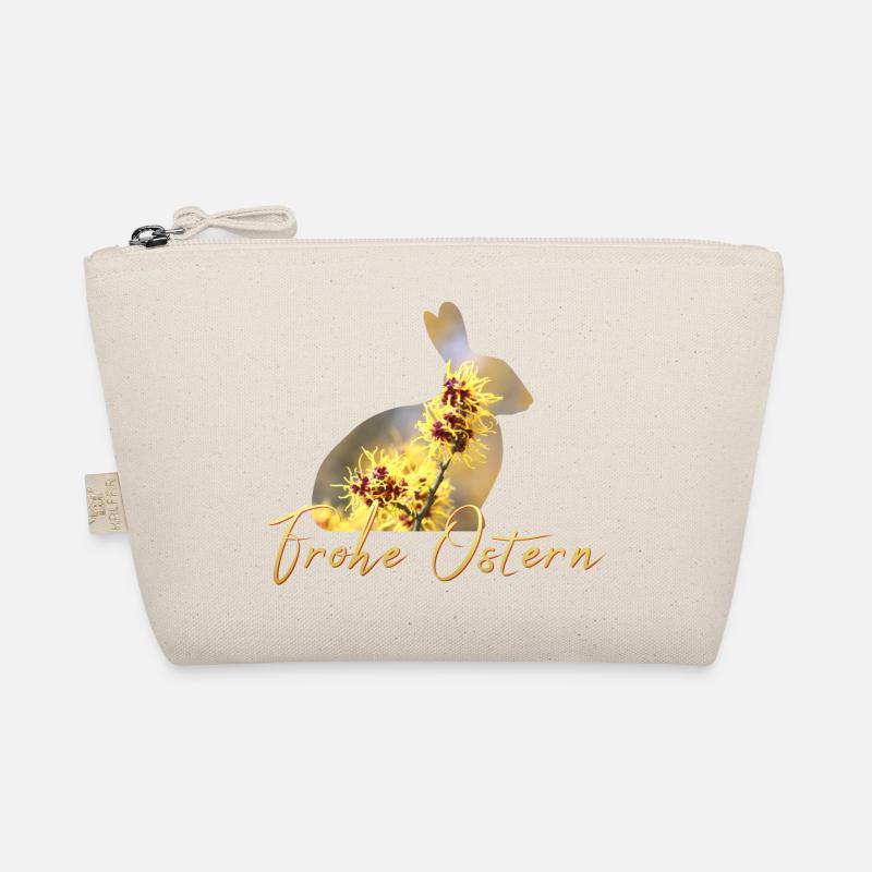 Frohe Ostern - Bio-Täschchen - Natur