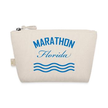 Marathon Florida Aquarell Stil - Bio-Täschchen - Natur - Vorne