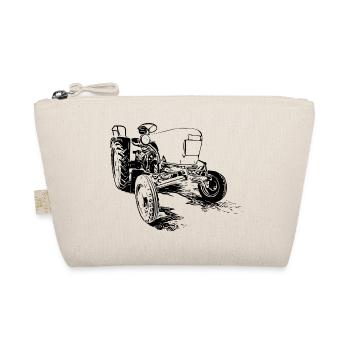 Dieselross F12 | Vintage Tractor | Black - Organic Pouch - nature - Front