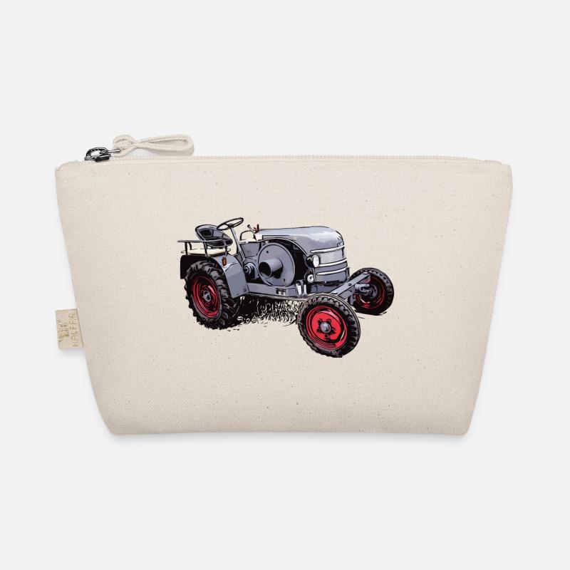 Oldtimer Traktor Kramer K12 - Bio-Täschchen - Natur