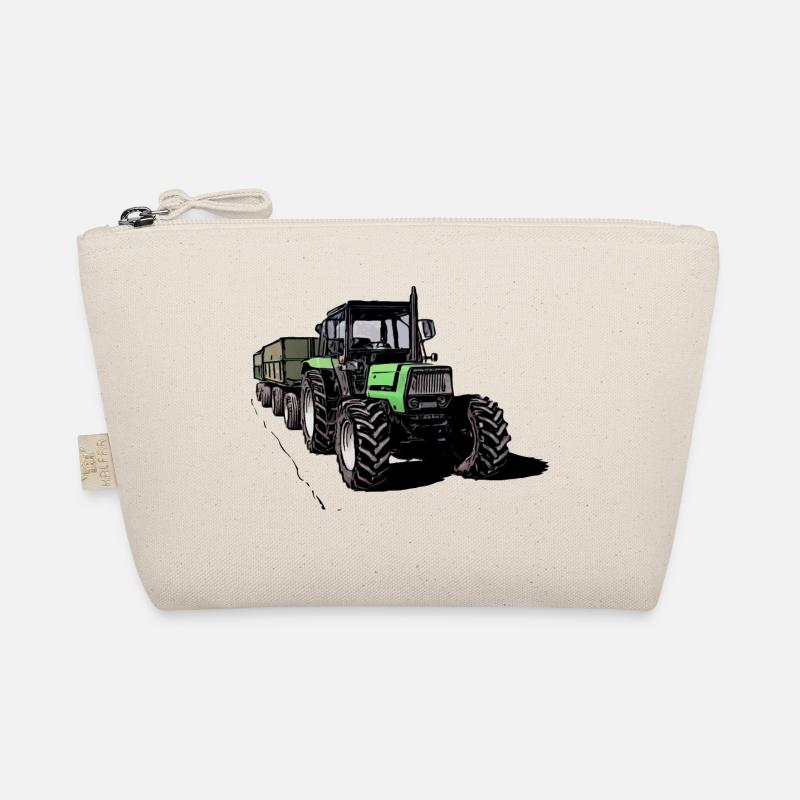 Deutz 4.31 Traktor mit Anhänger - Bio-Täschchen - Natur