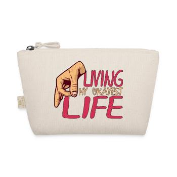 Living My Okayest Life 7 - Organic Pouch - nature - Front