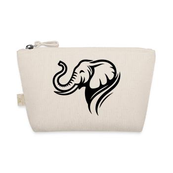 Elefant - Bio-Täschchen - Natur - Vorne