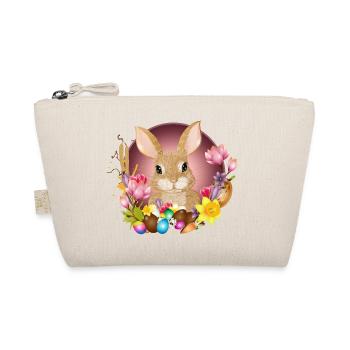 Couronne de Pâques et œufs de Pâques avec lapin comme lapin de Pâques - Trousse biologique - nature - Devant