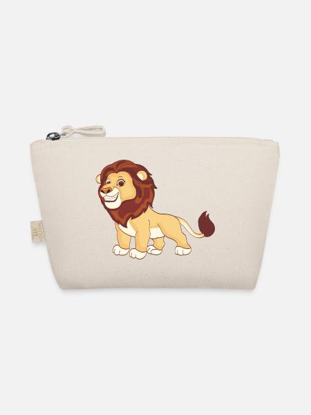 A magnificent lion - Organic Pouch - nature - Front