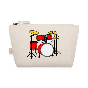 Kit de batterie logo rouge - Trousse biologique - nature - Devant