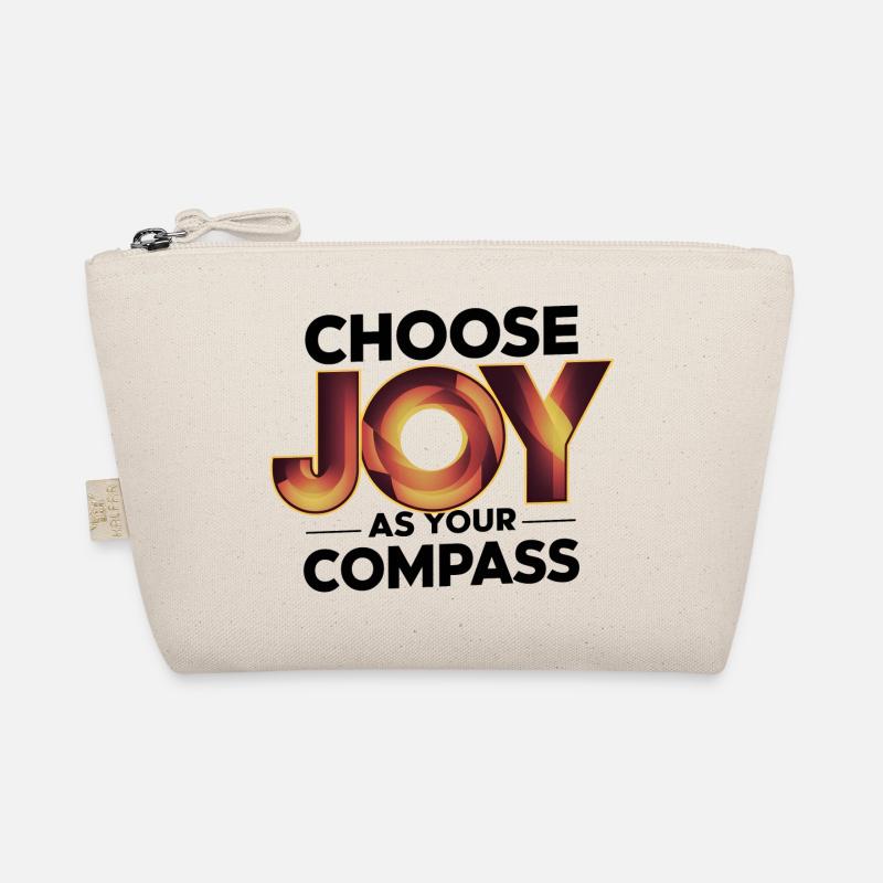 Wählen Sie Freude als Kompass: Digitale Kunst Bio-Täschchen