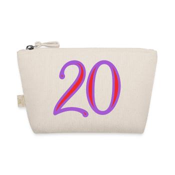 20. 20 YEARS. 20th ANNIVERSARY. 20TH ANNIVERSARY. - Organic Pouch - nature - Front