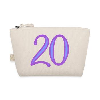 20. 20 YEARS. 20th ANNIVERSARY. 20TH ANNIVERSARY. - Organic Pouch - nature - Front