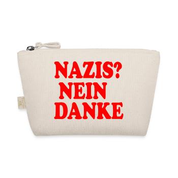 Nazis nein danke - Bio-Täschchen - Natur - Vorne