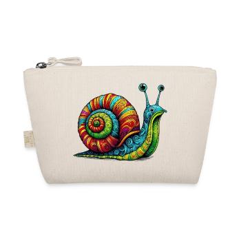 Schnecke - Bio-Täschchen - Natur - Vorne