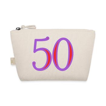 50. 50 ANS. 50e ANNIVERSAIRE. ANNIVERSAIRE 50 ANS. - Trousse biologique - nature - Devant