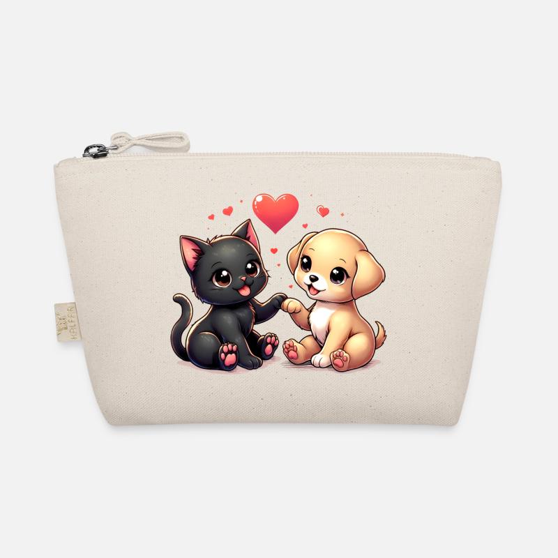Love like dog and cat Organic Pouch