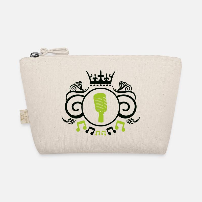 Microphone crest Organic Pouch