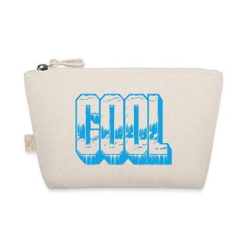 Das WORT "COOL" - Bio-Täschchen - Natur - Vorne