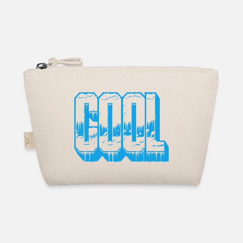 Das WORT "COOL" - Bio-Täschchen - Natur