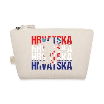 Hrvatska Kroatien Fußball - Bio-Täschchen - Natur - Vorne