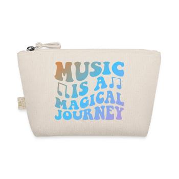 Music Is A Magical Journey - Bio-Täschchen - Natur - Vorne