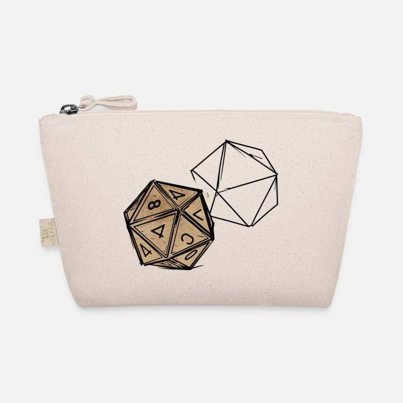 Painted RPG Cube – Artistic Dice Design Organic Pouch